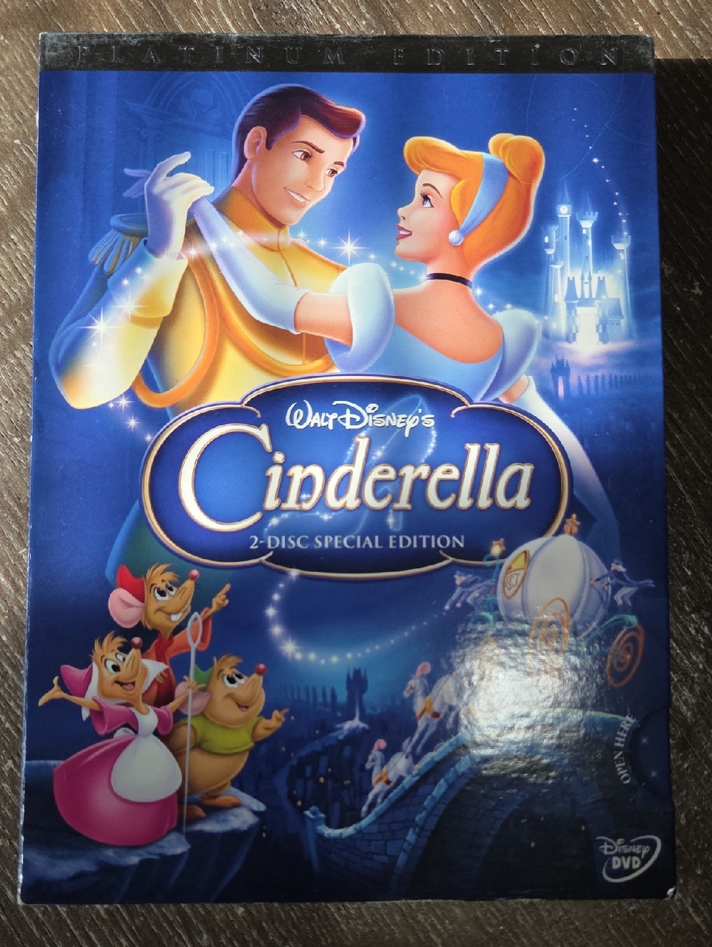 Walt Disney's Cinderella DVD - Blue Cover
